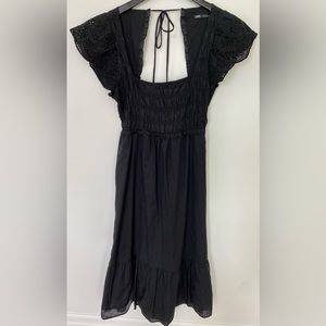 Zara cotton eyelet dress size medium